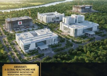 అమరావతిలో విద్య, ఆరోగ్య సంరక్షణ సంస్థలకు ప్రభుత్వ ప్రోత్సాహం: