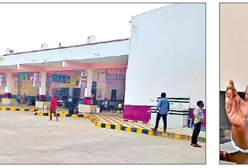 పామర్రు బస్టాండు, వివరాలు వెల్లడిస్తున్న ఎమ్మెల్యే వర్ల కుమార్‌రాజా