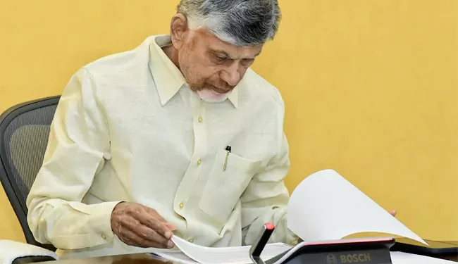 జిల్లాల పునర్‌వ్యవస్థీకరణపై సీఎం చంద్రబాబు సమీక్ష