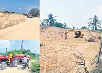 తిరువూరులో అక్రమ ఇసుక రవాణా బహిర్గతం – వైసీపీ నేతలపై టీడీపీ ఆరోపణలు