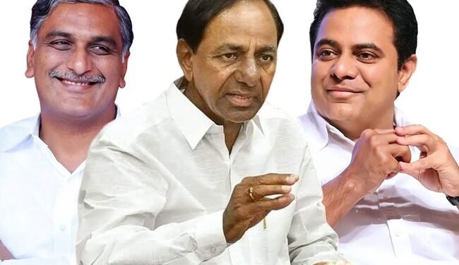 ఎర్రవెల్లిలో కేసీఆర్‌తో కేటీఆర్‌, హరీశ్‌రావు కీలక భేటీ