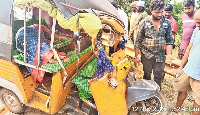 దేవ దర్శనం కోసం వెళ్లినప్పుడు ప్రమాదం జరిగింది.