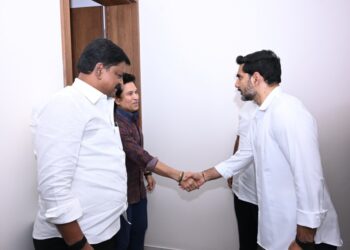 పుట్టపర్తిలో భగవాన్ శ్రీ సత్య సాయిబాబా శతజయంతి వేడుకల్లో పాల్గొన్న మంత్రి లోకేష్