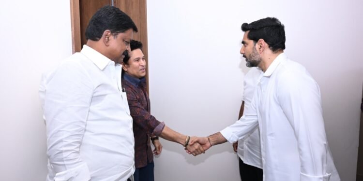 పుట్టపర్తిలో భగవాన్ శ్రీ సత్య సాయిబాబా శతజయంతి వేడుకల్లో పాల్గొన్న మంత్రి లోకేష్