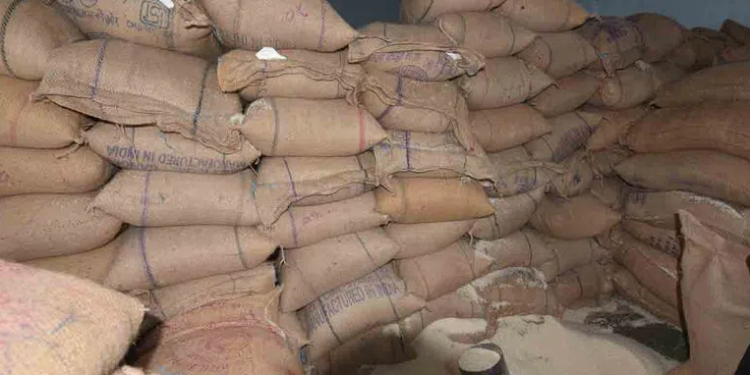 రూ. 5.16 కోట్ల విలువైన ధాన్యం మాయమవ్వడం