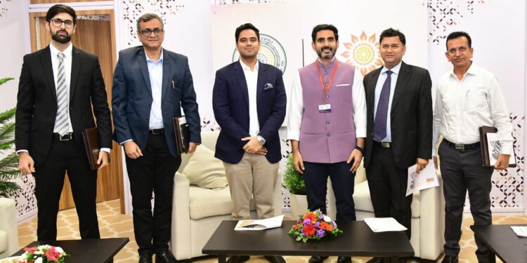 ఎపిలో డౌన్ స్ట్రీమ్ స్టీల్ ప్రొడక్షన్ యూనిట్ ఏర్పాటు ప్రతిపాదన శ్యామ్ మెటాలిక్స్ ఎండి షీజిత్ అగర్వాల్‌తో మంత్రి నారా లోకేష్ సమావేశం