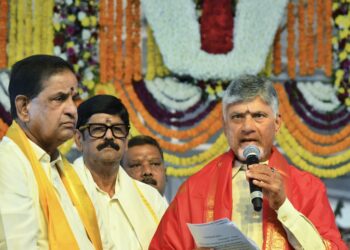 రాజధానికి “అమరావతి” అనే పేరు పెట్టాలని శ్రీ వెంకటేశ్వర స్వామి నాకు సంకల్పాన్ని ఇచ్చారు