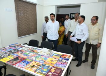 మంగళగిరి మోడల్ లైబ్రరీ ప్రారంభోత్సవ చిత్రాలు విడుదల