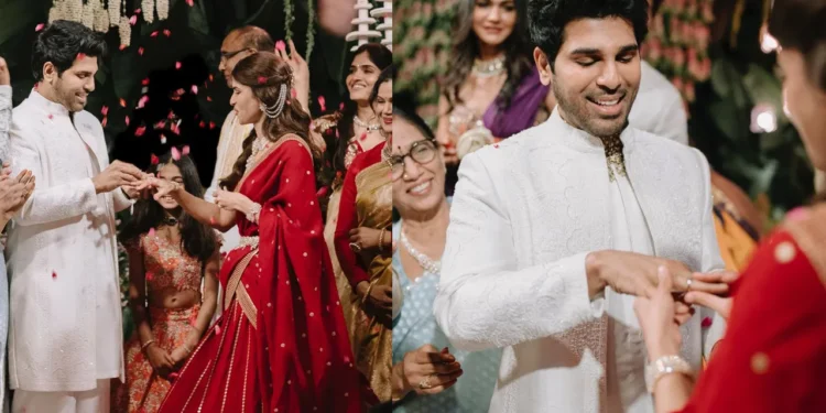 అల్లు శిరీష్‌: ఘనంగా, సందడిగా జరిగిన నిశ్చితార్థ వేడుక