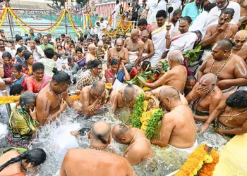 తిరుమల: శాస్త్రోక్త పద్ధతిలో నిర్వహించిన చక్రస్నాన మహోత్సవం