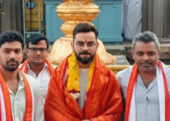 విశాఖ మ్యాచ్ తరువాత సింహాచలం దేవాలయంలో ప్రత్యేక పూజలు చేసిన విరాట్ కోహ్లీ