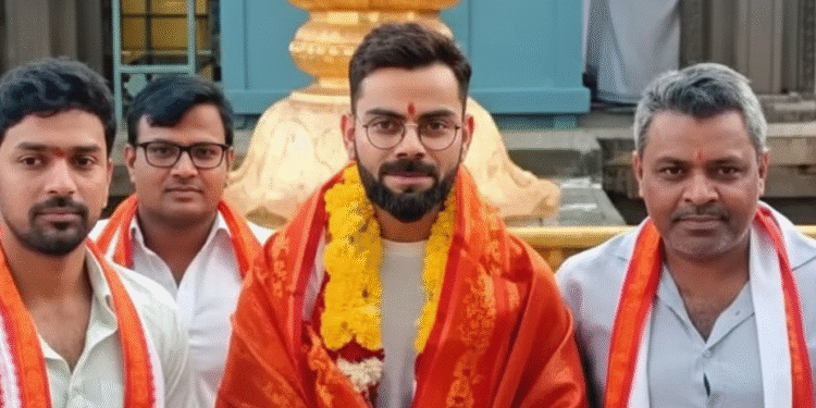 విశాఖ మ్యాచ్ తరువాత సింహాచలం దేవాలయంలో ప్రత్యేక పూజలు చేసిన విరాట్ కోహ్లీ