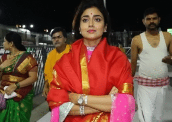 నటి శ్రియా శరణ్ ఇటీవల తిరుమల శ్రీవారిని దర్శించుకున్నారు