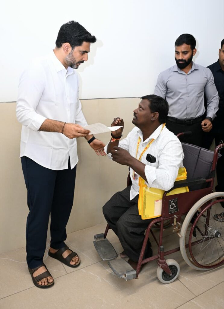 టీడీపీ కేంద్ర కార్యాలయంలో మంత్రి నారా లోకేష్ గారి 76వ రోజు ప్రజాదర్బార్