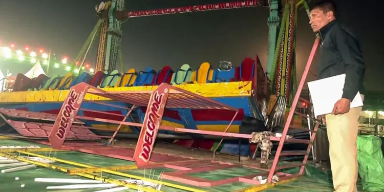 సూరజ్‌కుండ్ మేళాలో విషాదం.. జాయ్‌రైడ్ కూలి పోలీసు అధికారి మృతి