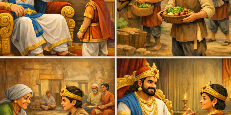 ధర్మరాజు మరియు చిన్న రాజకుమారుడు