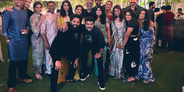 చిరంజీవికి తొలి శుభలేఖ అందించిన అల్లు శిరీష్!!