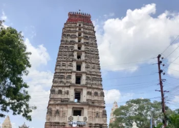 మంగళగిరి ఆలయంలో సినిమా షూటింగ్ సందడి