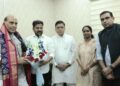 గాంధీ సరోవర్‌ శంకుస్థాపనకు రాజ్‌నాథ్‌ను ఆహ్వానించిన సీఎం రేవంత్‌రెడ్డి