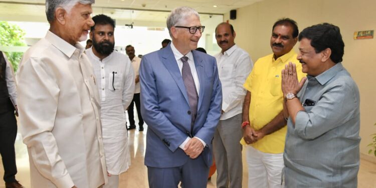 ఏపీ అభివృద్ధికి అంతర్జాతీయ మద్దతు.. గేట్స్‌తో సీఎం భేటీ