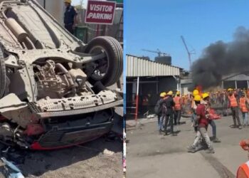 AM/NS ఇండియా ప్లాంట్‌లో ఆగ్రహించిన కార్మికులు… హజీరాలో ఉద్రిక్తత