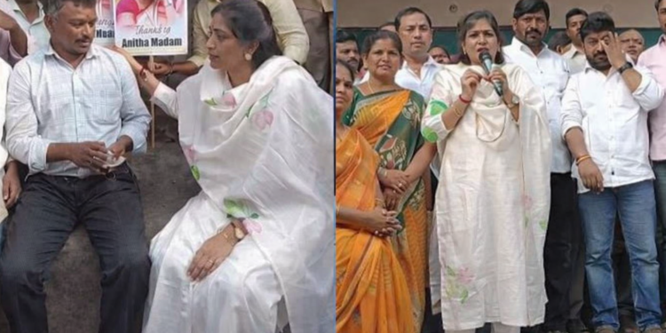 పాయకరావుపేటలో హోం మంత్రి వంగలపూడి అనిత పర్యటన