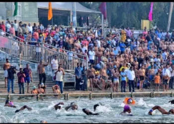 విజయవాడ కృష్ణానదిలో బహిరంగ ఈత పోటీలు!