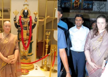 వరంగల్ భద్రకాళి అమ్మవారిని దర్శించుకున్న పవన్‌ కల్యాణ్ సతీమణి అన్నా లెజినోవా