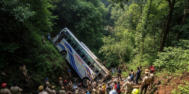 నేపాల్‌లో విషాదం: లోయలో పడిన బస్సు… 18 మంది మృతి