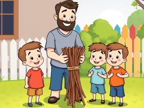 ముగ్గురు కొడుకులు - ఒక తండ్రి ఉపాయం: ఐక్యత లేనిచోట అభివృద్ధి శూన్యం!