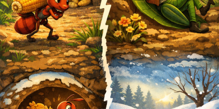 చురుకైన చీమ vs సోమరి మిడత - ఎవరు గెలుస్తారో తెలుసా?