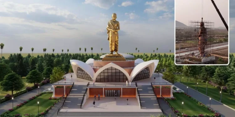అమరావతిలో ఘనంగా ‘స్టాచ్యూ ఆఫ్ సాక్రిఫైస్’ విగ్రహావిష్కరణ.