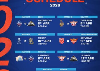 ఐపీఎల్ 2026 షెడ్యూల్ విడుదల…టైటిల్ కోసం 10 జట్లు పోటీ