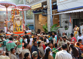 తిరుపతి శ్రీ కోదండరామస్వామి వార్షిక బ్రహ్మోత్సవాలు మూడో రోజు ఘనంగా కొనసాగాయి