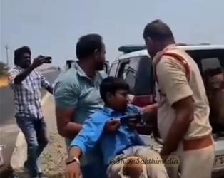 ఆటో ప్రమాదంలో విద్యార్థిని ప్రాణాపాయం నుంచి కాపాడిన సత్తెనపల్లి సీఐ