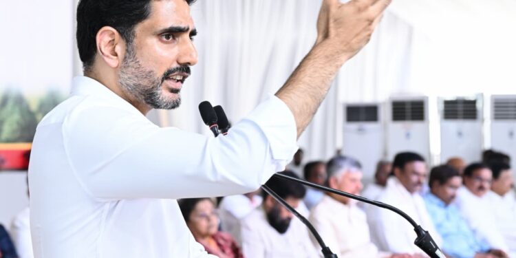 పొట్టి శ్రీరాములు త్యాగం తరతరాలకు మార్గదర్శకం: నారా లోకేశ్.