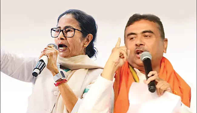మమత కోటలో సువేందు సవాల్..బెంగాల్ రాజకీయాల్లో భారీ ట్విస్ట్!!