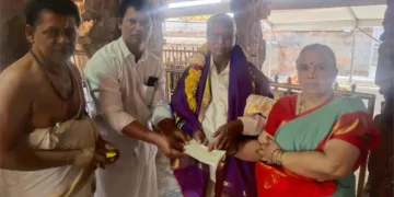 రామాలయం అన్నదాన ట్రస్టుకు రూ.1,00,116 విరాళం