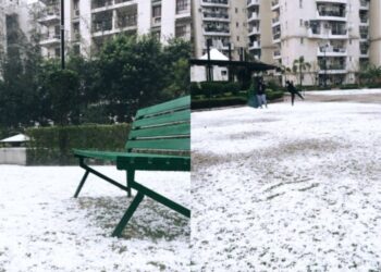 హుబ్బళ్లి కాశ్మీర్‌లా మారింది… భారీ వడగండ్ల వానతో తెల్లని మంచు