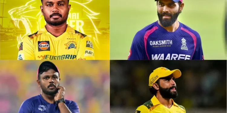 సంజు శాంసన్, జడేజా భిన్న జట్లలో కొత్త అధ్యాయం