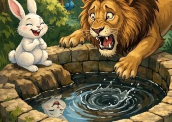 తెలివైన కుందేలు – అహంకారి సింహం