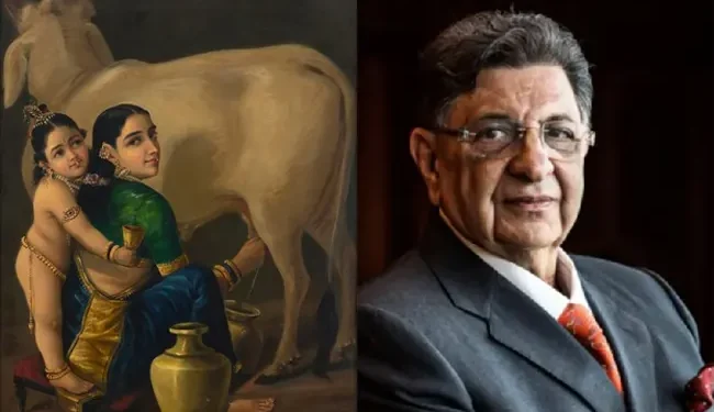 రాజా రవివర్మ కళాకృతి ముస్తాబైన అత్యంత ఖరీదైన భారతీయ పెయింటింగ్‌