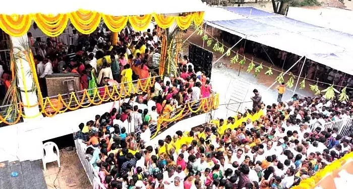 శ్రీ కోదండ రామాలయ ప్రతిష్ఠా మహోత్సవం లక్కుపురంలో ఘనంగా ప్రారంభం