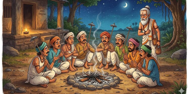 చలి మంటలు - శిష్యుల తెలివితేటలు