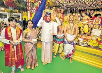 ముఖ్యమంత్రి దంపతుల ప్రత్యేక హాజరుతో ఒంటిమిట్ట ఉత్సవం ప్రత్యేకత