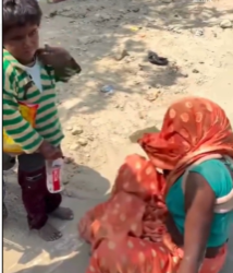 తల్లిప్రాణం కోసం పరుగెత్తిన చిన్నారి…