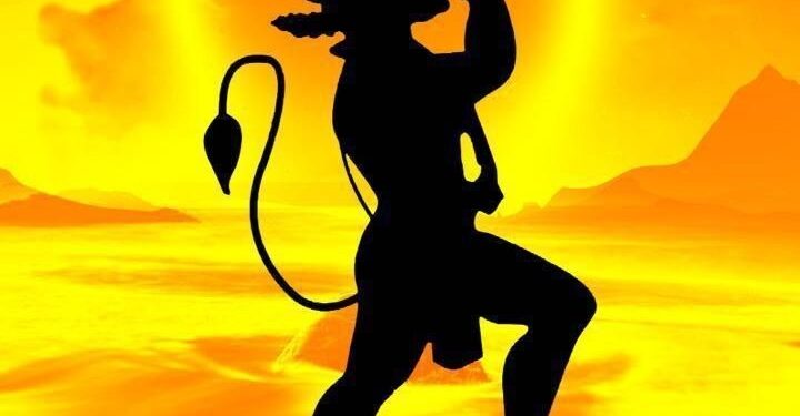 రామకథ వినబడే చోట బాష్పనయనాలతో కొలువై ఉండే ఆంజనేయుడికి ప్రణామం