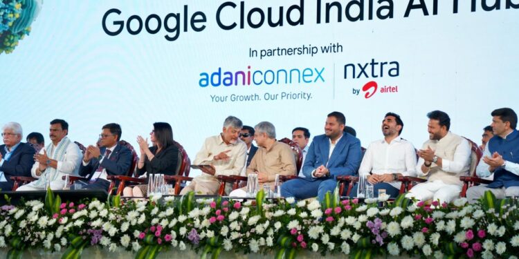 విశాఖలో గూగుల్‌ ఏఐ డేటా సెంటర్‌కు శంకుస్థాపన