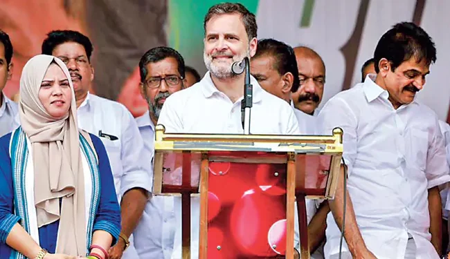 కేరళలో ఎల్‌డీఎఫ్–భాజపా 'గుప్త భాగస్వామ్యం': రాహుల్ గాంధీ సంచలన ఆరోపణ