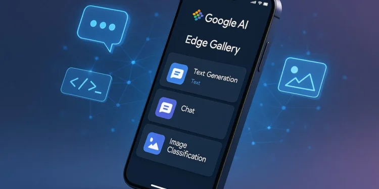 గూగుల్ మాస్టర్ ప్లాన్: ఇంటర్నెట్ లేకపోయినా పనిచేసే AI.. 'AI ఎడ్జ్ గ్యాలరీ' లాంచ్!